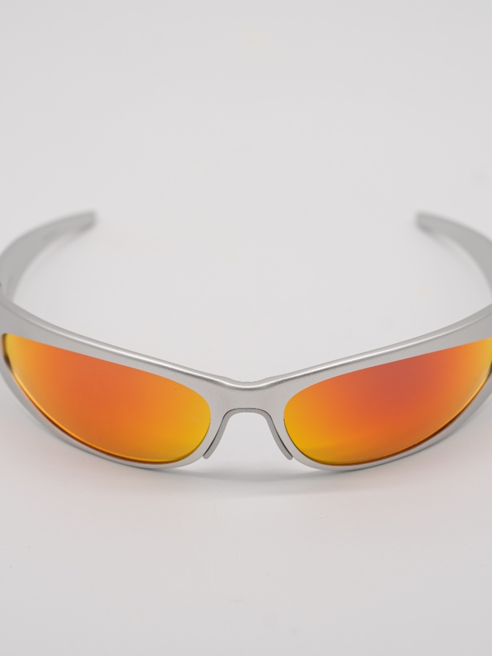 Balenciaga Reverse Xpander Aluminium Sunglasses BB0290S Grey Orange